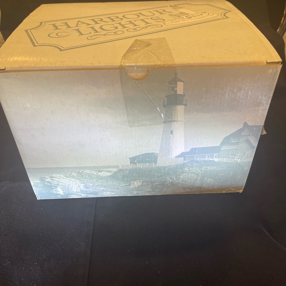 Harbour Lights collectible Antique Light House St Marks Christmas Gift COA Rare